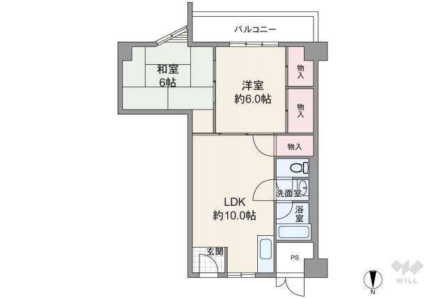 サンビオラ1番館:間取り図面