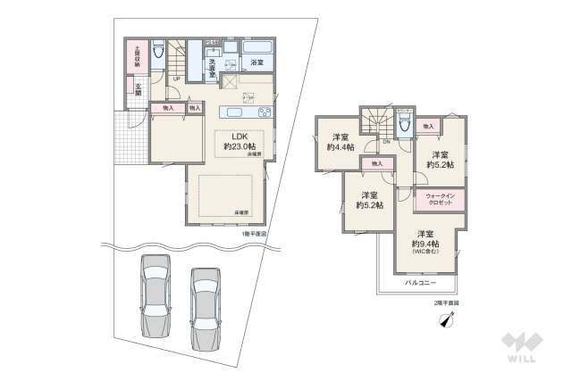 高槻市南平台2丁目 一戸建て:間取り図面