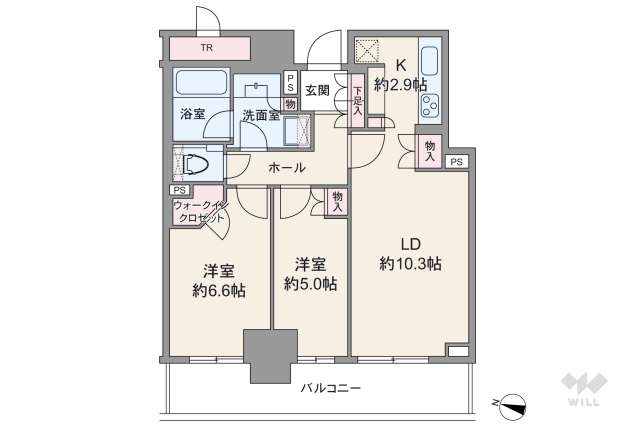 パークタワー西新宿:間取り図面