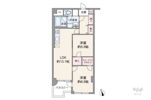 ネオハイツ内本町:間取り図面