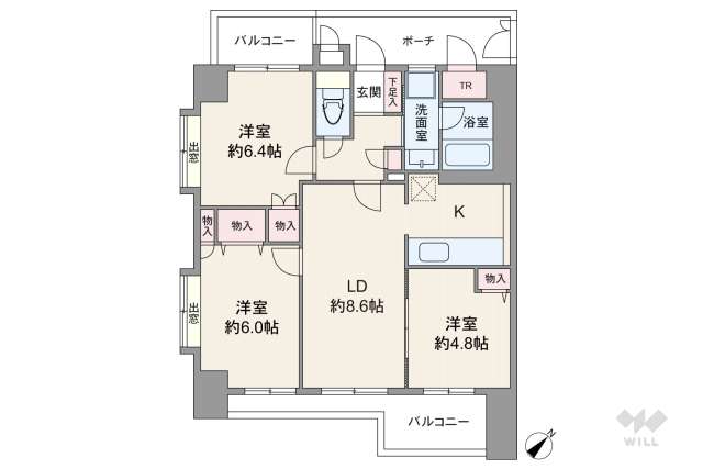 藤和シティホームズ西巣鴨:間取り図面