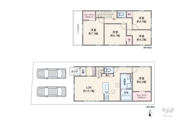名古屋市中川区供米田3丁目 一戸建て:間取り図面