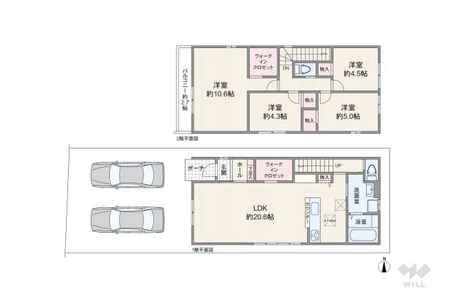 名古屋市中川区供米田3丁目 一戸建て:間取り図面