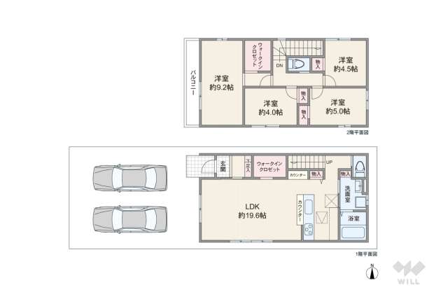 名古屋市中川区供米田3丁目 一戸建て:間取り図面