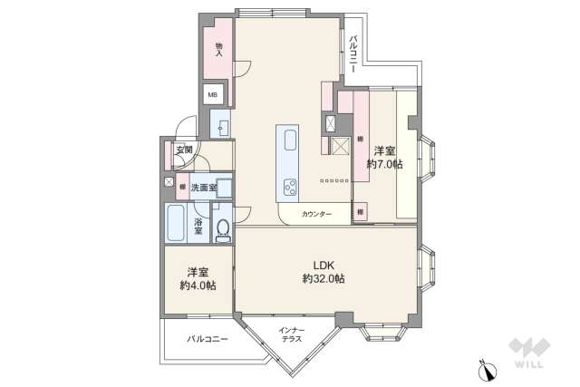 グランドメルシー駒沢:間取り図面