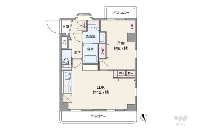 朝日蔵前プラザ:間取り図面