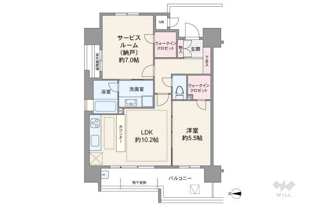 M'PLAZA堺筋本町:間取り図面