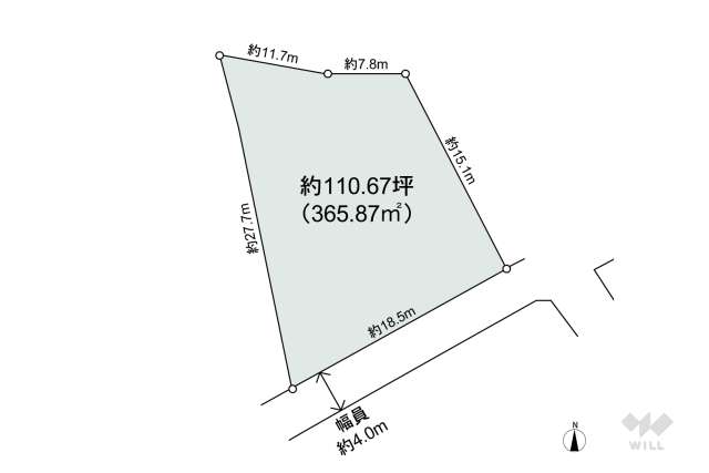 茨木市南春日丘2丁目 土地:間取り図面
