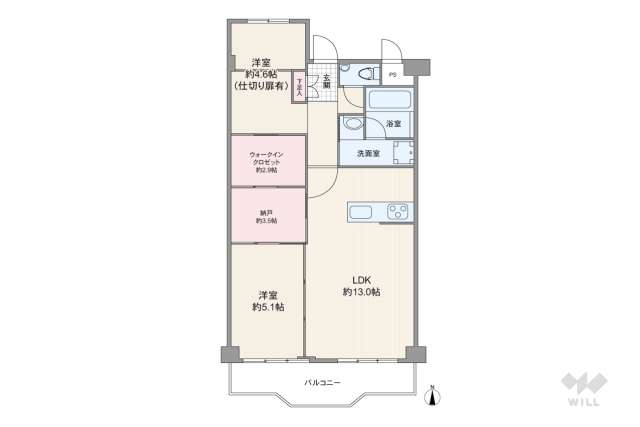 阪急東奈良高層住宅F棟:間取り図面