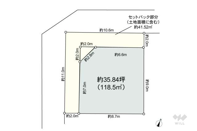 摂津市別府2丁目 土地:間取り図面