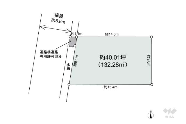 伊丹市車塚2丁目 土地:間取り図面