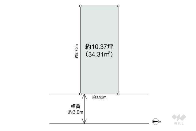 高槻市寿町2丁目 土地:間取り図面