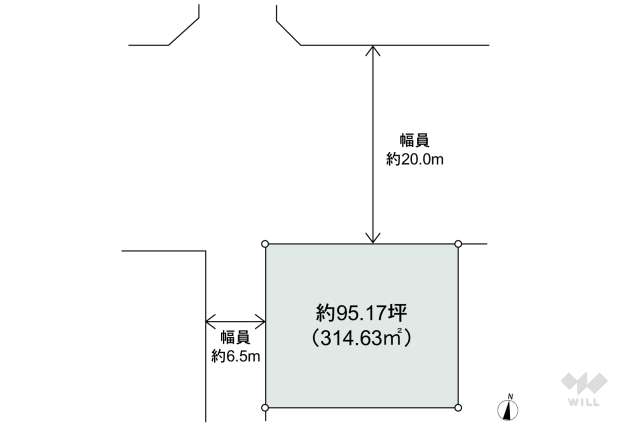 名古屋市守山区脇田町 土地:間取り図面