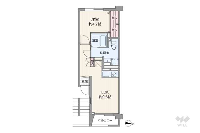 池袋本町第二ローヤルコーポ:間取り図面