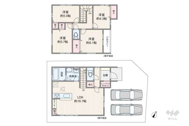 宝塚市安倉中5丁目 一戸建て:間取り図面
