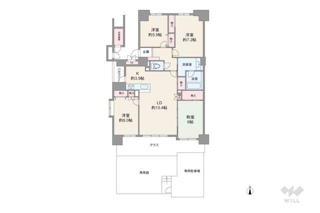 メイツ黒川:間取り図面