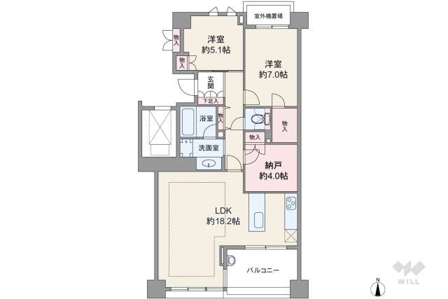 ライオンズスクエア用賀:間取り図面