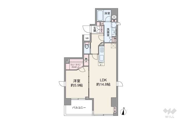 アイリス大森シティ:間取り図面