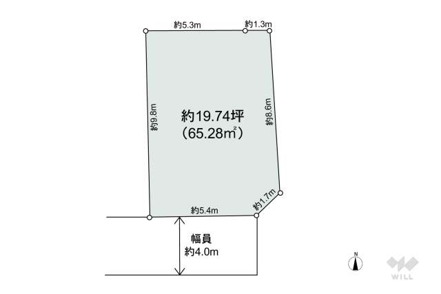 川崎市宮前区野川本町1丁目 土地:間取り図面