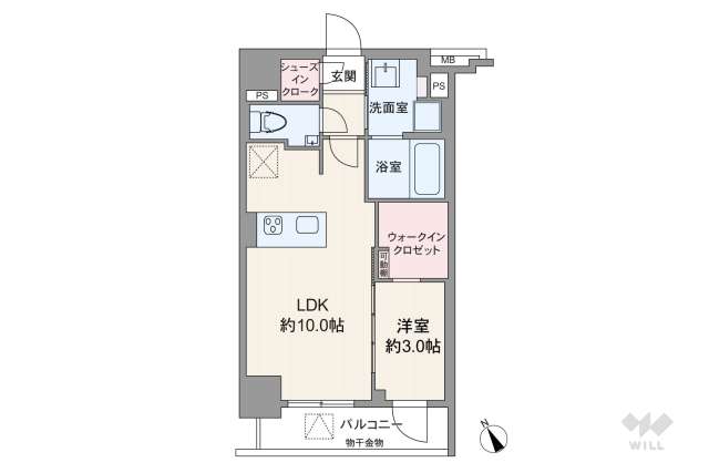 デュオヴェール大森山王:間取り図面