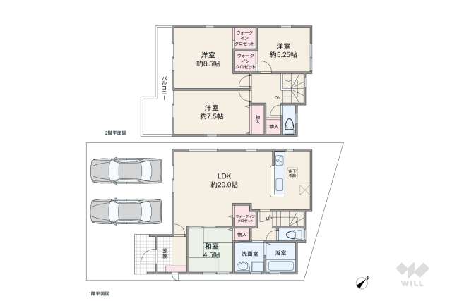 宝塚市中州1丁目 一戸建て:間取り図面