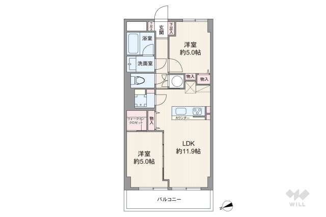 大森北一ハイツ:間取り図面