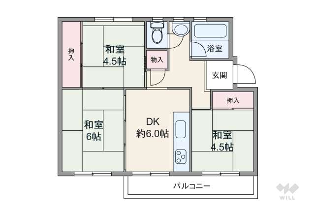 921993Rの間取り図