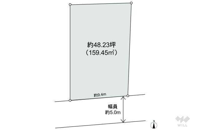 宝塚市山本野里2丁目 土地:間取り図面