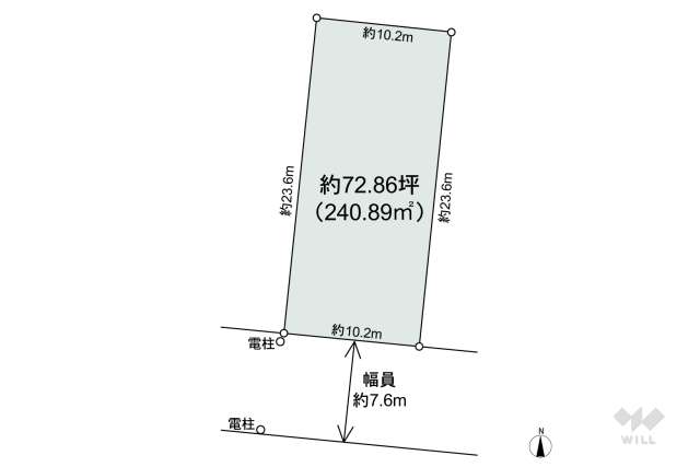 西宮市馬場町 土地:間取り図面