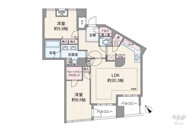 品川Vタワー:間取り図面