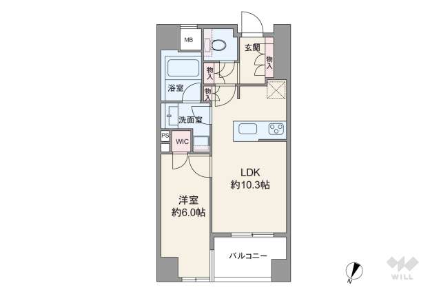 オープンレジデンシア銀座築地:間取り図面