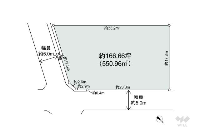 宝塚市ゆずり葉台2丁目 土地:間取り図面