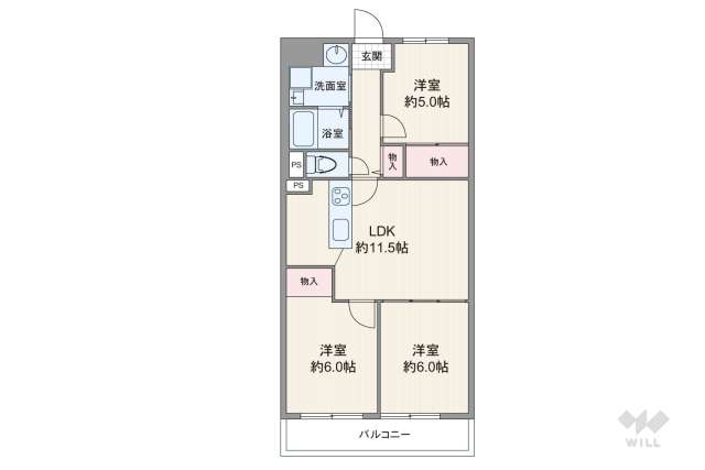 926367Rの間取り図
