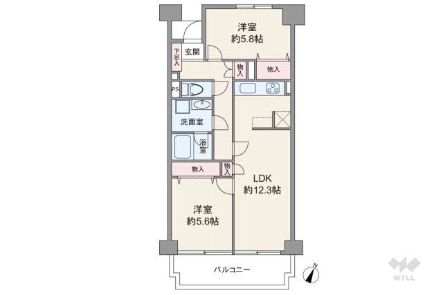 メイゾン仲池上:間取り図面