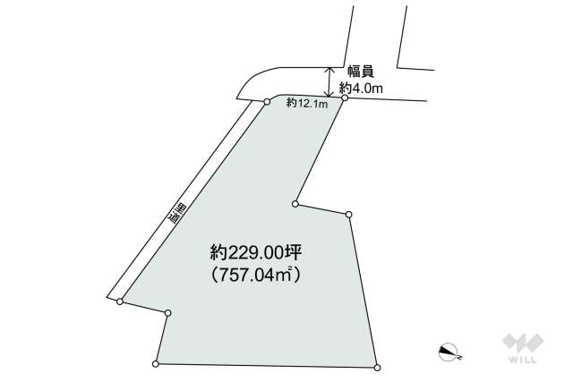 宝塚市安倉南1丁目 土地:間取り図面