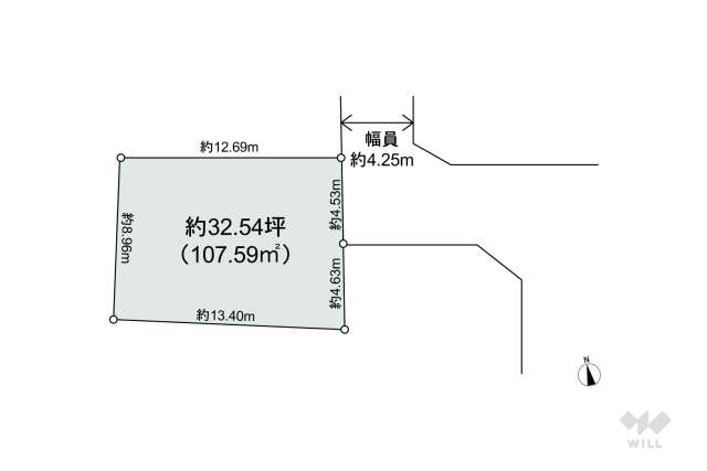 高槻市下田部町1丁目 土地:間取り図面
