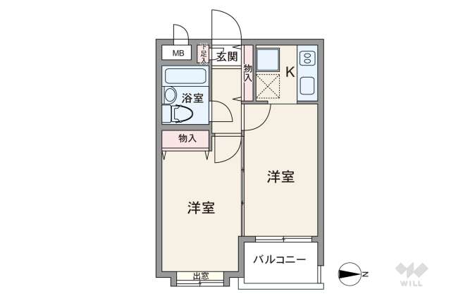 シティオ多摩川:間取り図面