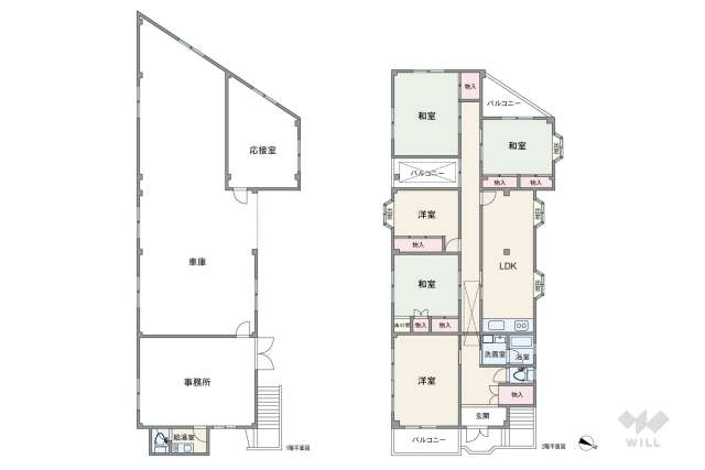 高槻市五領町 店舗:間取り図面