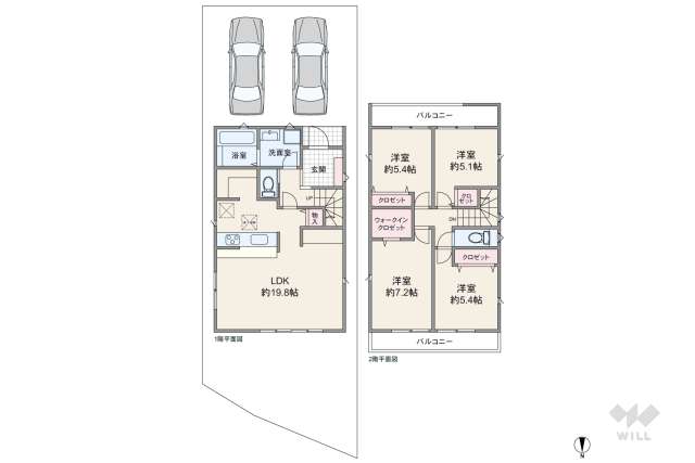 名古屋市守山区瀬古1丁目 一戸建て:間取り図面
