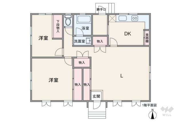 川西市大和西5丁目 一戸建て:間取り図面