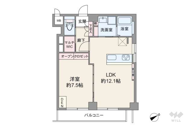 花川戸サニーマンション:間取り図面