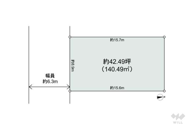 茨木市玉島台 土地:間取り図面