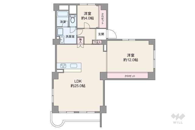 チボリ桜台ハイツ2号棟:間取り図面