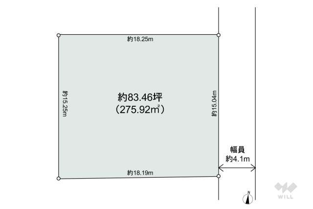 宝塚市寿楽荘 土地:間取り図面
