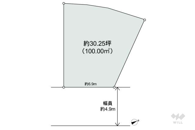 宝塚市安倉北1丁目 土地:間取り図面