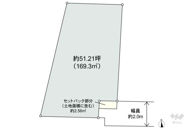 新宿区大久保2丁目 土地:間取り図面