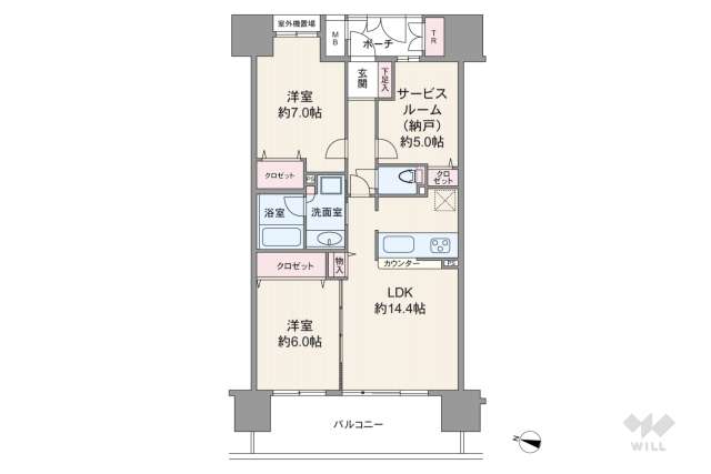 933523Rの間取り図