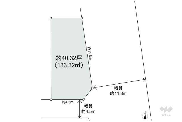 高槻市松が丘2丁目 土地（敷地面積:133.32㎡）｜ウィル不動産販売