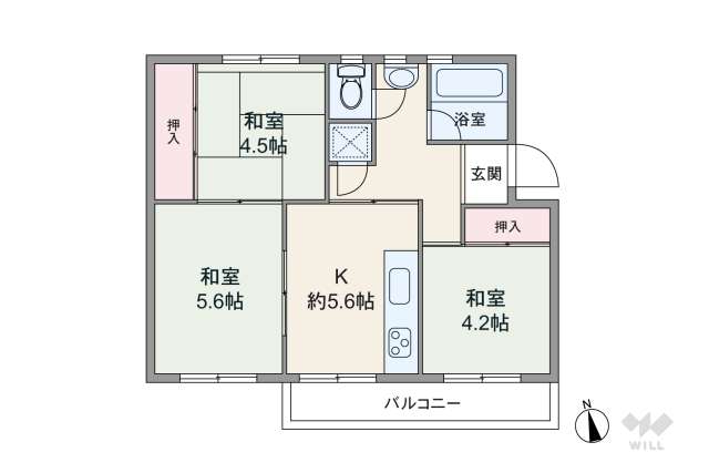 935835Rの間取り図