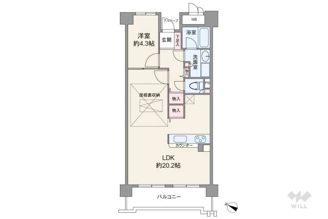 シャルマンコーポ川口:間取り図面